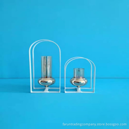 Wrought iron candlestick